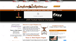 Desktop Screenshot of longhorntailgaters.com
