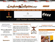 Tablet Screenshot of longhorntailgaters.com